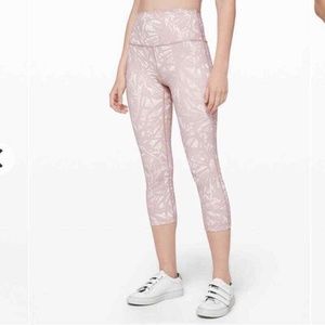 Lululemon Athletica Wunder Under Crop (High-Rise) 21" - Shadow Leaf